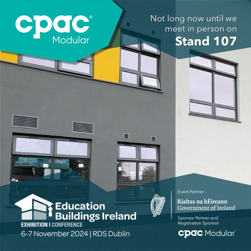 Not long until Education Buildings Ireland 2024 Exhibition and Conference!