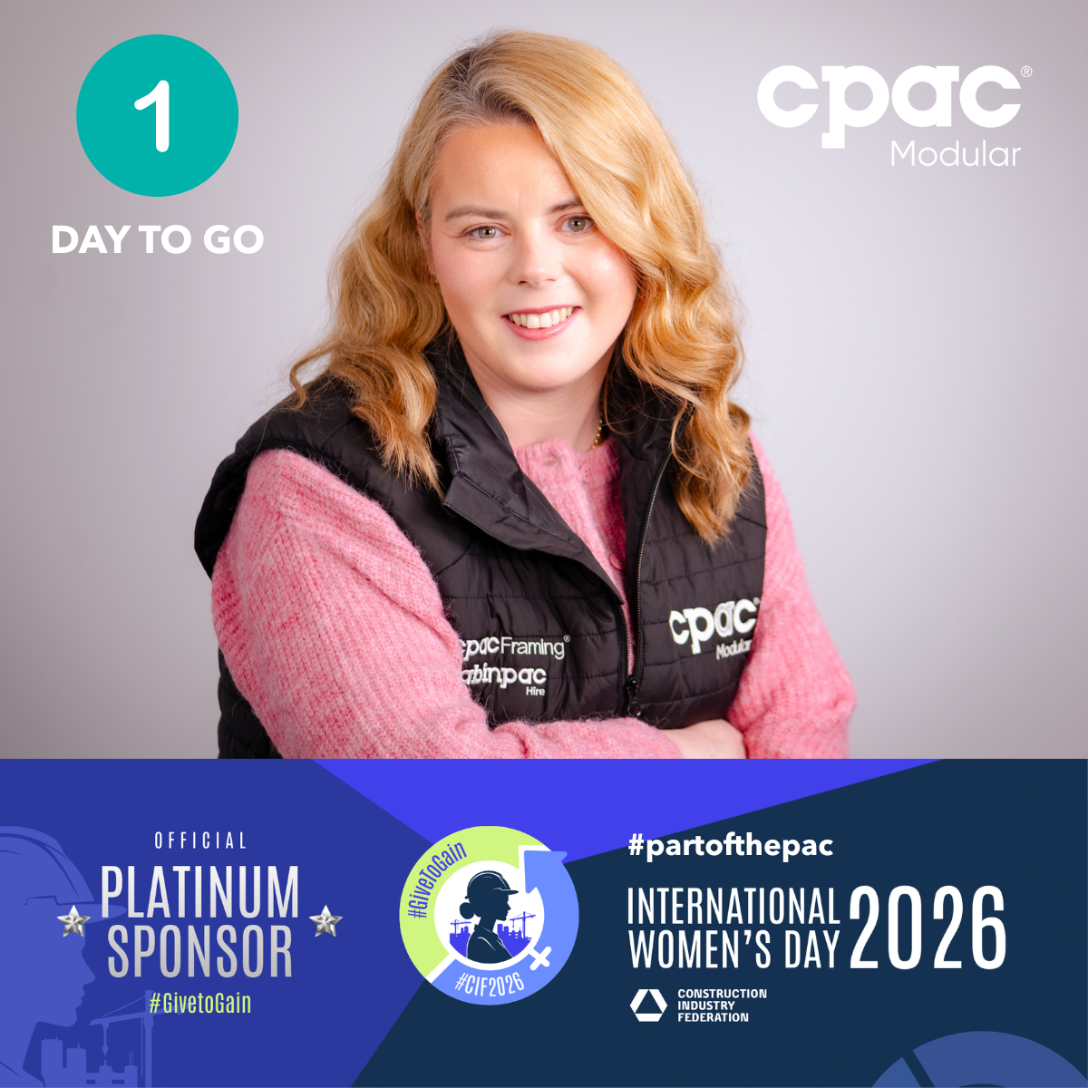 CIF IWD: See you tomorrow!